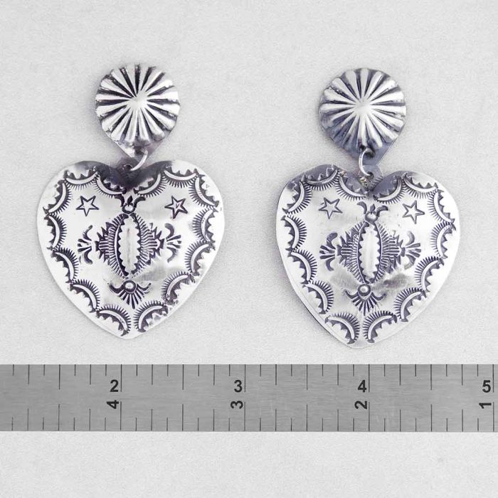 Vincent Platero Sterling Silver Post Earrings FJE2935