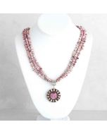 Purple Spiny Oyster Necklace and Pendant FJN2583