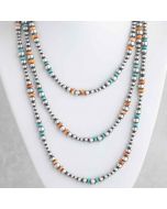 OxyBead© and Spiny Oyster Beaded Necklace FJN2520