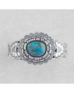 Sterling Silver Kingman Turquoise Bracelet FJB2309