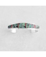 Turquoise & Spiny Oyster Shell Inlay Cuff FJB2936