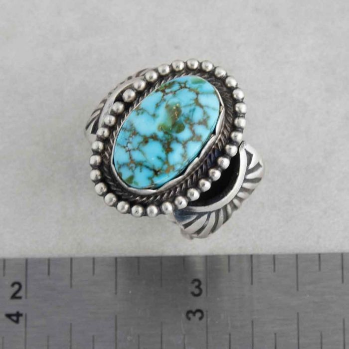 FJR2202 Waterweb Kingman Turquoise Ring