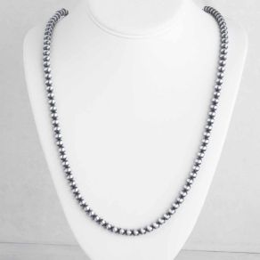 Sterling Silver 30" OxyBeadé Necklace FJN2176