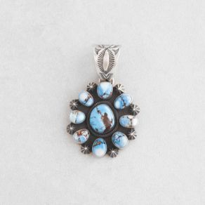 Golden Hills Turquoise Pendant FJP2032