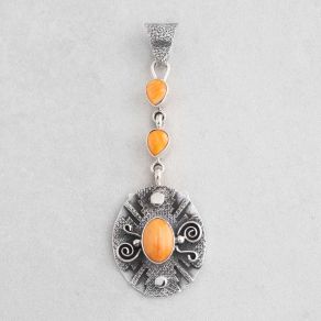 Sterling Silver Spiny Oyster Pendant FJP2152