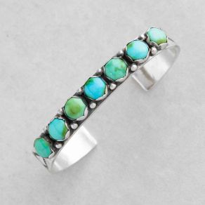 Sterling Silver and Sonoran Gold Cuff FJB2168