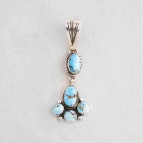 Golden Hills Turquoise Pendant FJP2859