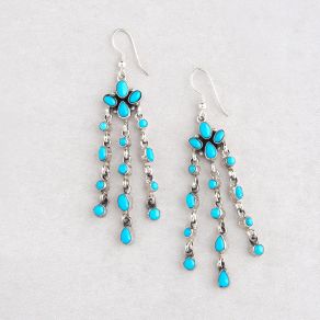 Kingman Turquoise Post Earrings FJE2088