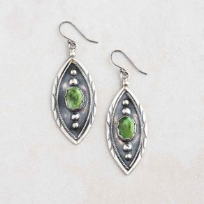 Sterling Silver and Sonoran Gold Turquoise FJE2543