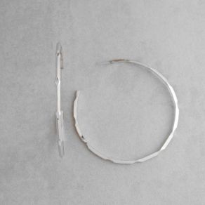 Sterling Silver Hoop Earrings FJE2666