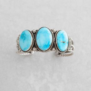 Sonoran Rose Turquoise Cuff FJB2904