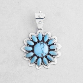 Golden Hills Turquoise Pendant FJP2983