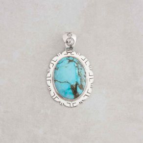 Kingman Turquoise Pendant FJP2761