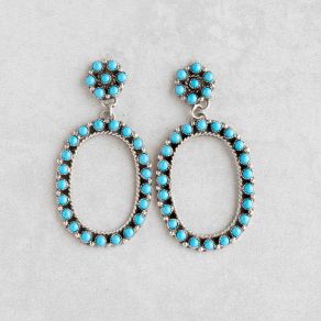 Handmade Sonoran Beauty Turquoise Earrings FJE2553
