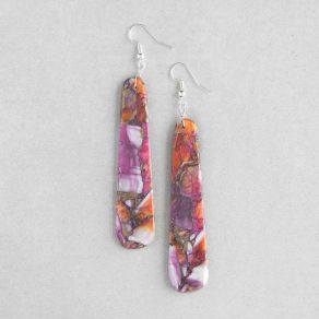 Multi-Stone Slab Earrings FJE2798