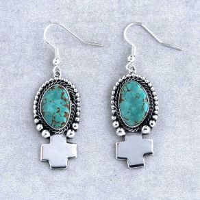 Tyrone Turquoise Earrings FJE2284