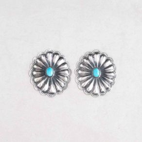 Sterling Silver Repoussé Earrings FJE2470