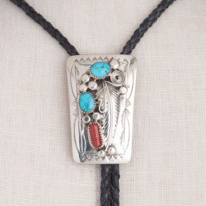 Turquoise & Coral Bolo FJBOLO2460