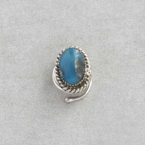 Blue Gem Turquoise Hair Pin FJBAR2257