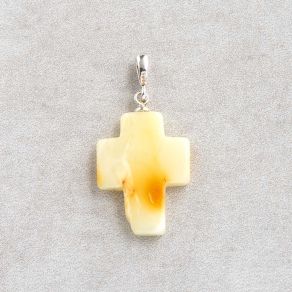 Amber Cross Pendant FJP2263