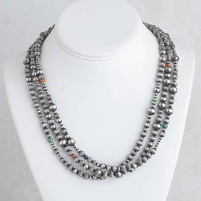 Sterling Silver OxyBead© Necklace FJN2498
