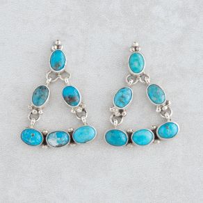 Handmade Campitos Turquoise Earrings FJE2149