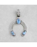Golden Hills Turquoise Naja Pendant FJP2771