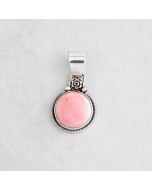 Sterling Silver Pink Conch Pendant FJP2209