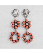 Sterling Silver Handmade Spiny Oyster Shell Earrings FJE2766