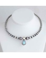 Golden HIlls Turquoise Necklace FJN2442