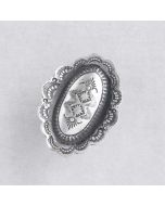 Hand Stamped Sterling Silver Ring FJR2306
