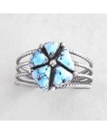 Sterling Silver Golden Hills Turquoise Bracelet FJB2393