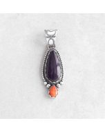 Purple Spiny Oyster Pendant FJP2490