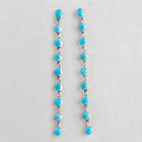 Kingman Turquoise Dangle Earrings FJE2905