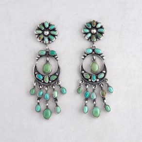 Tyrone Turquoise Post Earrings FJE2188