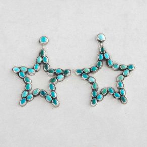 Carico Lake Turquoise Star Earrings FJE2891