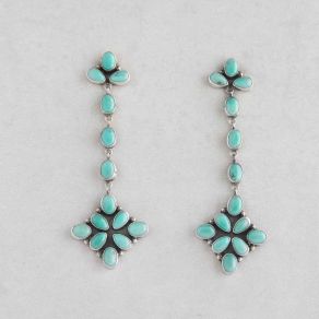 Campitos Turquoise Dangle Earrings FJE2750