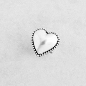 Sterling Silver Heart Ring FJR2997