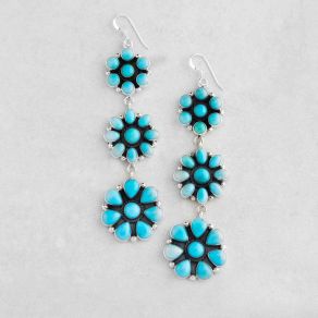 Sonoran Beauty Turquoise Cluster Earrings FJE2762