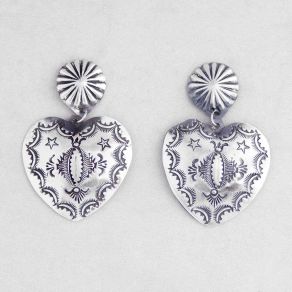 Vincent Platero Sterling Silver Post Earrings FJE2935