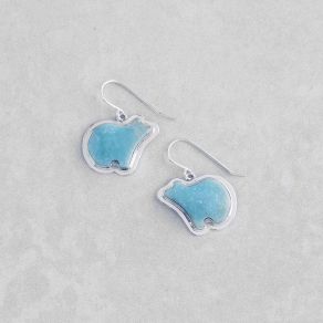 Campitos Turquoise Bear Earrings FJE 2081