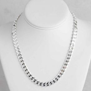 Sterling Silver Chain Necklace FJN2617