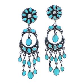 Chandelier Campitos Turquoise Earrings FJE1876