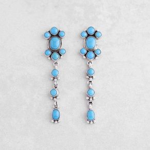 Sleeping Beauty Turquoise Earrings FJE 2144