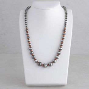 Spiny Oyster & Oxy Bead Necklace FJN2335