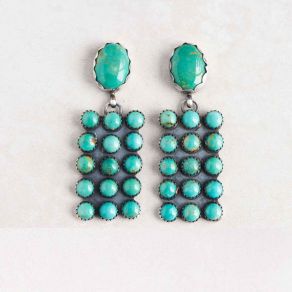 Tyrone Turquoise Earrings FJE2478