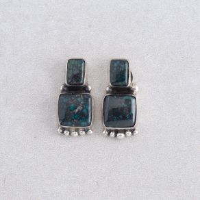 Chinese Turquoise Post Earrings FJE2135