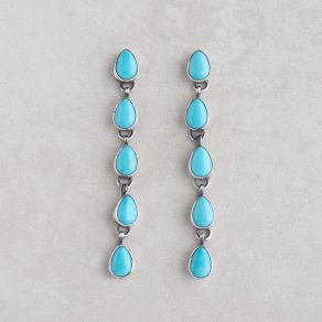Sonoran Beauty Turquoise Shoulder Duster Earrings FJE2401