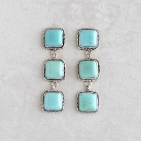 Tyrone Turquoise Earrings FJE2400