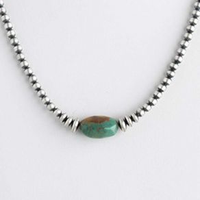 Tyrone Turquoise and OxyBead© Necklace FJE2200